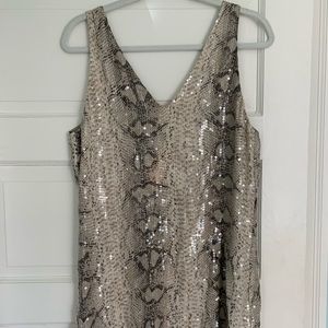 Parker snake sequin dress